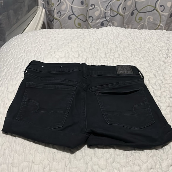 American eagle midi black jean shorts - Picture 2 of 6
